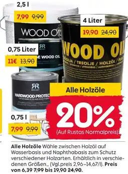 Rusta Holzöl wood oil Angebot