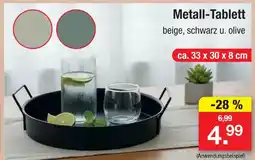 Zimmermann Metall-tablett Angebot