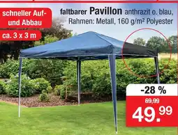 Zimmermann Faltbarer pavillon Angebot