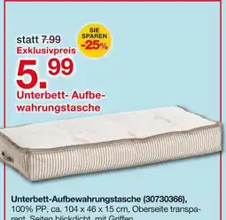 Möbelzentrum Pforzheim Unterbett-aufbewahrungstasche Angebot