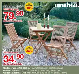 Möbelzentrum Pforzheim Ambia garden gartenklapptisch Angebot