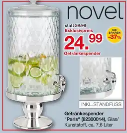 Möbelzentrum Pforzheim Novel getränkespender paris Angebot