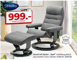 Segmüller Stressless sessel mit hocker opal Angebot