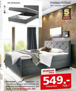 Segmüller Meise.möbel polsterbett leo Angebot