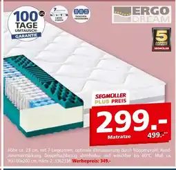 Segmüller Ergo dream matratze Angebot