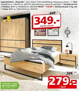 Segmüller Jugendzimmer „marseille“ bett Angebot