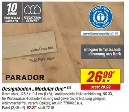toom Baumarkt Parador designboden modular one Angebot