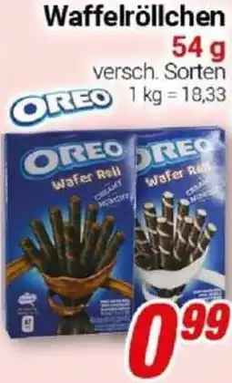 CENTERSHOP Waffelröllchen Angebot