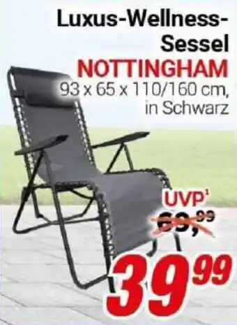 CENTERSHOP Luxus-Wellness Sessel NOTTINGHAM Angebot