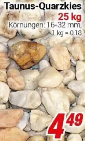 CENTERSHOP Taunus-Quarzkies Angebot