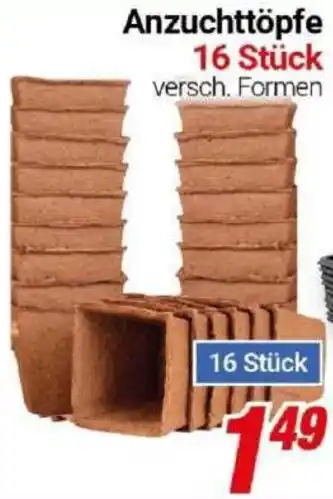 CENTERSHOP Anzuchttöpfe Angebot