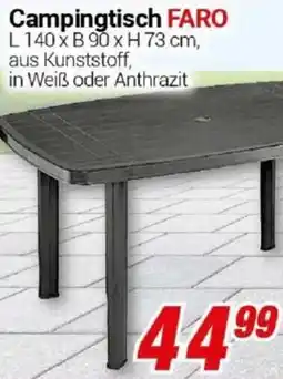 CENTERSHOP Campingtisch FARO Angebot