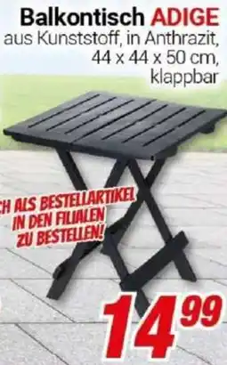 CENTERSHOP Balkontisch ADIGE Angebot
