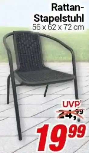 CENTERSHOP Rattan Stapelstuhl Angebot