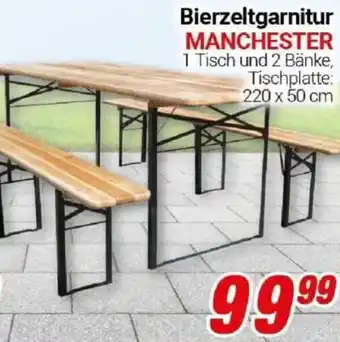 CENTERSHOP Bierzeltgarnitur MANCHESTER Angebot
