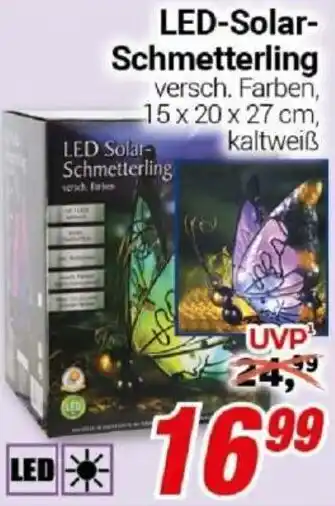 CENTERSHOP LED-Solar Schmetterling Angebot