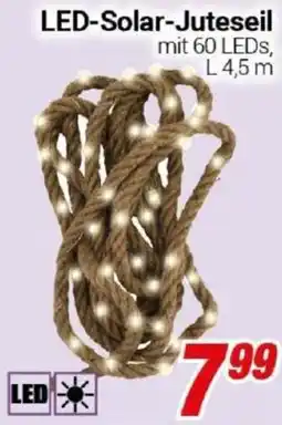 CENTERSHOP LED-Solar-Juteseil Angebot