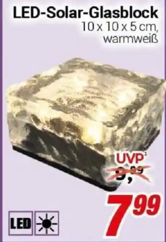 CENTERSHOP LED-Solar-Glasblock Angebot