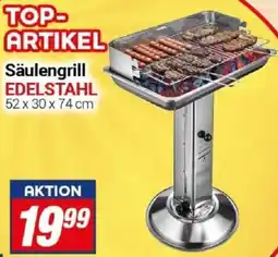 CENTERSHOP Säulengrill EDELSTAHL Angebot