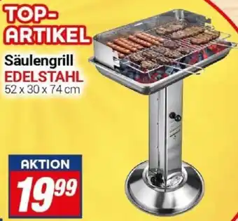 CENTERSHOP Säulengrill EDELSTAHL Angebot