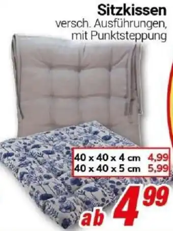 CENTERSHOP Sitzkissen Angebot