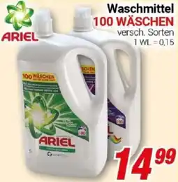 CENTERSHOP Waschmittel 100 WÄSCHEN Angebot