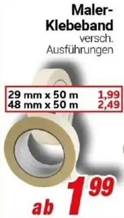 CENTERSHOP Maler Klebeband Angebot