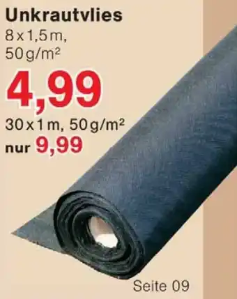 Wiglo Wunderland Unkrautvlies Angebot