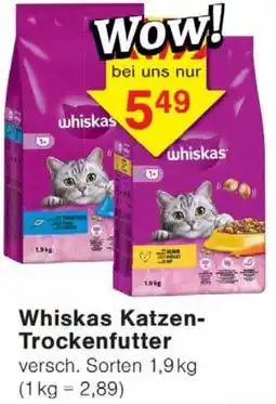 Wiglo Wunderland Whiskas Katzen Trockenfutter Angebot