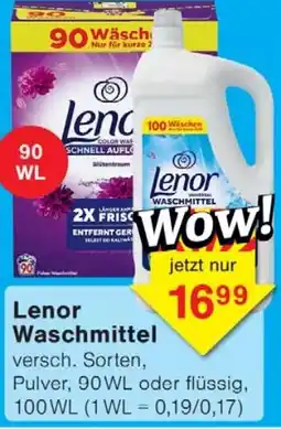 Wiglo Wunderland Lenor Waschmittel Angebot