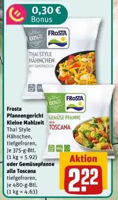 REWE Frosta Pfannengericht Kleine Mahlzeit Angebot