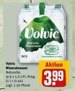 REWE VOLVIC Mineralwasser Angebot