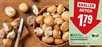 REWE Braune Bio Champignons Angebot