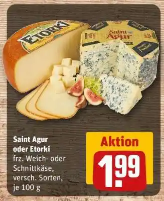 REWE Saint Agur oder Etorki Angebot