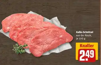 REWE Kalbs- schnitzel Angebot