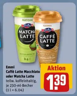 REWE Emmi Caffè Latte Macchiato oder Matcha Latte Angebot
