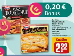 REWE Die Ofenfrische Vier Käse Angebot