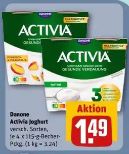 REWE Danone Activia joghurt Angebot