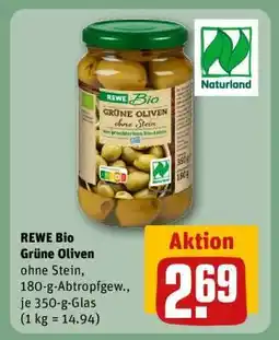 REWE REWE Bio Grüne Oliven Angebot