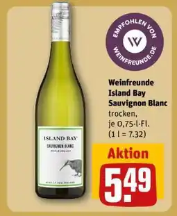 REWE Weinfreunde Island Bay Sauvignon Blanc Angebot