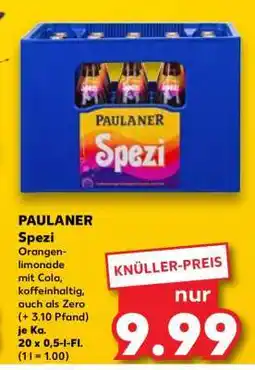 Kaufland Paulaner Spezi Angebot