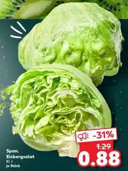 Kaufland Span. Eisbergsalat Angebot