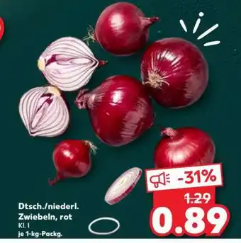 Kaufland Dtsch./niederl. Zwiebeln, rot Angebot