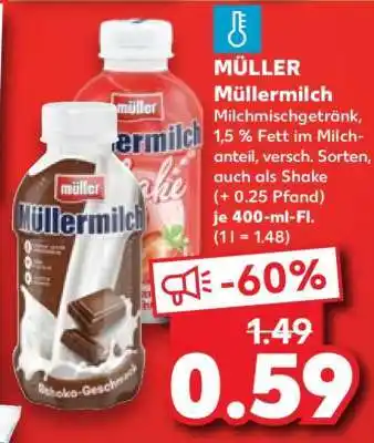 Kaufland MÜLLER Müllermilch Angebot