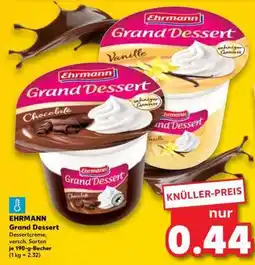 Kaufland Ehrmann Grand Dessert Angebot