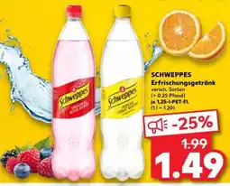 Kaufland SCHWEPPES Erfrischungsgetränk Angebot