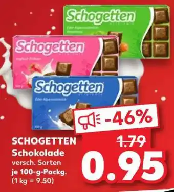 Kaufland SCHOGETTEN Schokolade Angebot