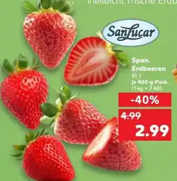 Kaufland Span. Erdbeeren Angebot