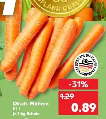 Kaufland Dtsch. Möhren Angebot