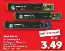 Kaufland STARBUCKS Kaffeekapseln Angebot